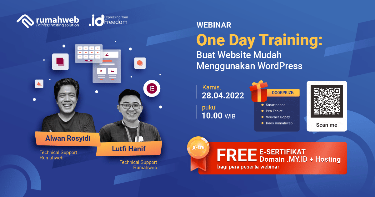 Pelatihan Online Membuat Website di WordPress