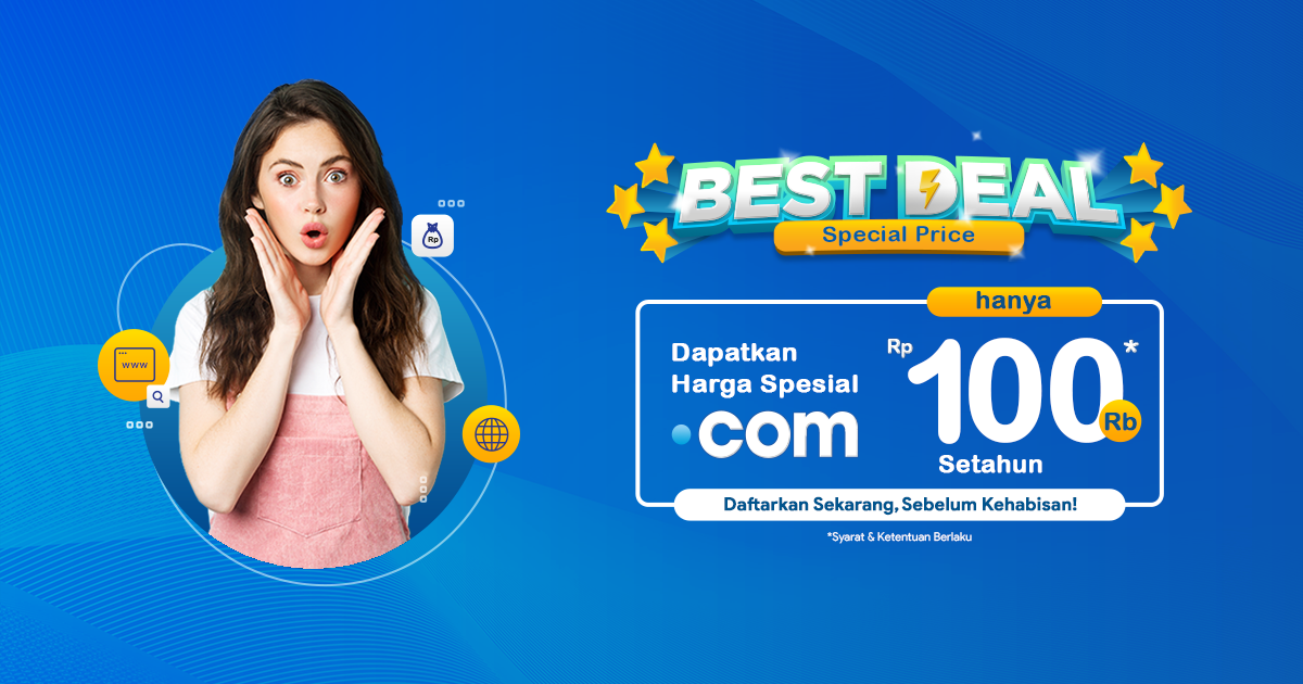 Domain .COM Murah 100 Ribu* Rumahweb Balik Lagi!! Domain .COM Murah 100 Ribu* Rumahweb Balik Lagi!!