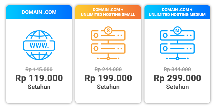 Domain .COM Murah Tanpa Batas Kuota