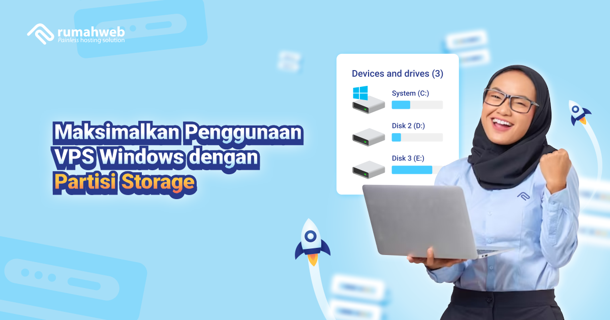 Maksimalkan Penggunaan VPS Windows dengan Partisi Storage Maksimalkan Penggunaan VPS Windows dengan Partisi Storage