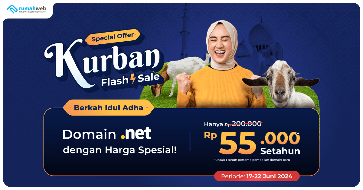 Domain .NET dengan Harga Spesial mulai 55 Ribu