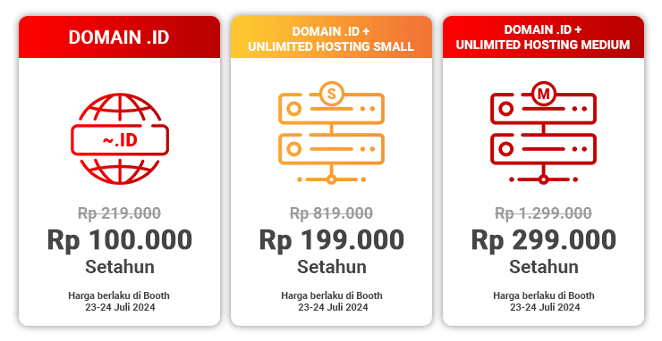 Pricelist domain .ID murah