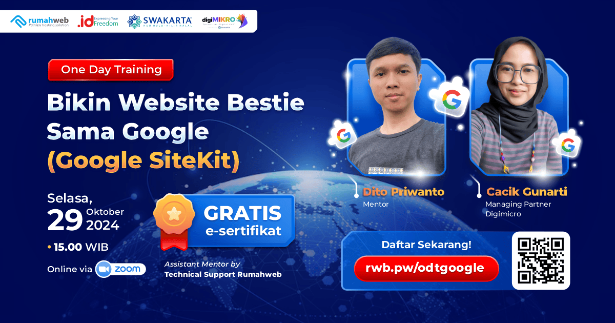Bikin Website Bestie Sama Google (Google SiteKit) 