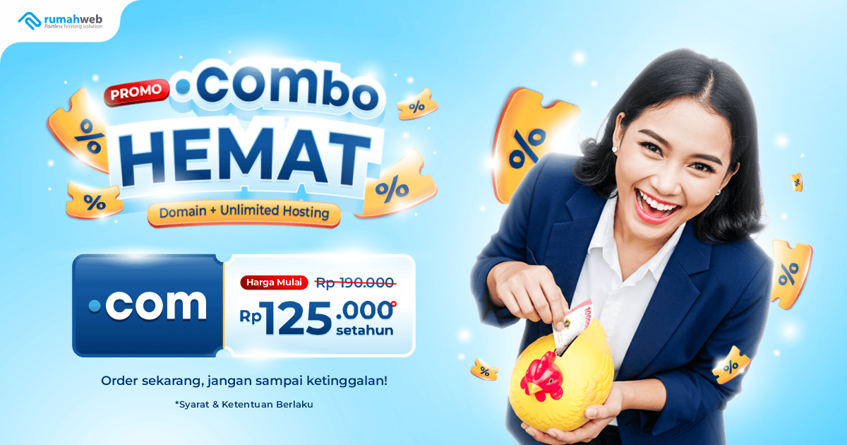 Dapatkan Domain .COMbo Hemat untuk Anda!