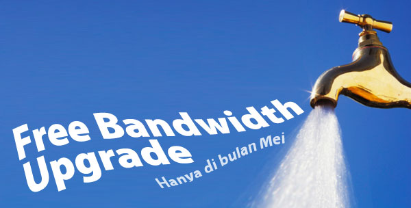 Gratis Bandwidth Upgrade